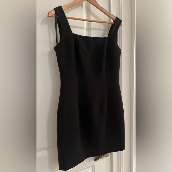 Andrea Polizzi for Rex Lester petite Sz. 12 square neckline dress black - Picture 2 of 9